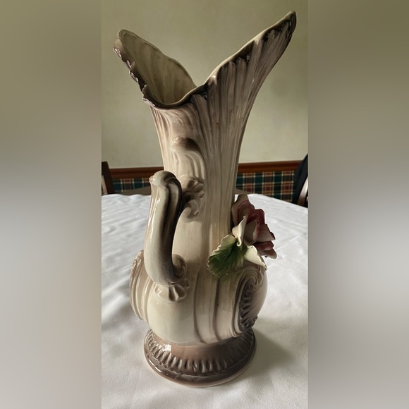 Beautiful Vintage Capodimonte Large Two Handled Italian Porcelain Vase Urn - Picture 4 of 10